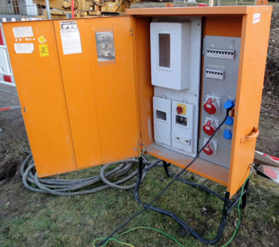 Baustromkasten bei Michael Belz Elektro in Gelnhausen-Hailer