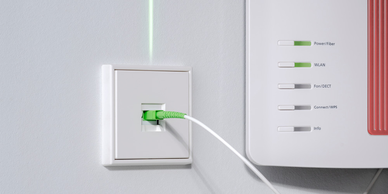 Die neuen Glasfaser-Anschlussdosen bei Michael Belz Elektro in Gelnhausen-Hailer